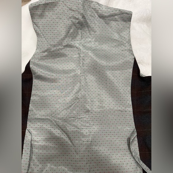 Ted Baker London Brown Checkered Vest - Picture 9 of 10